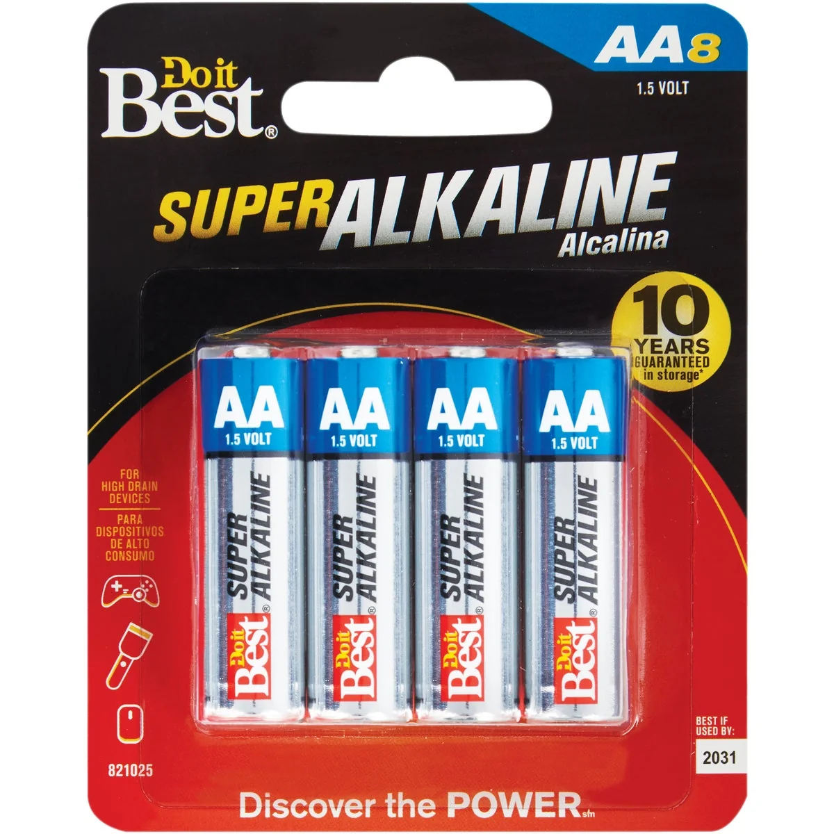 Verified Do it AA Alkaline Battery 8-Pack Enhanced