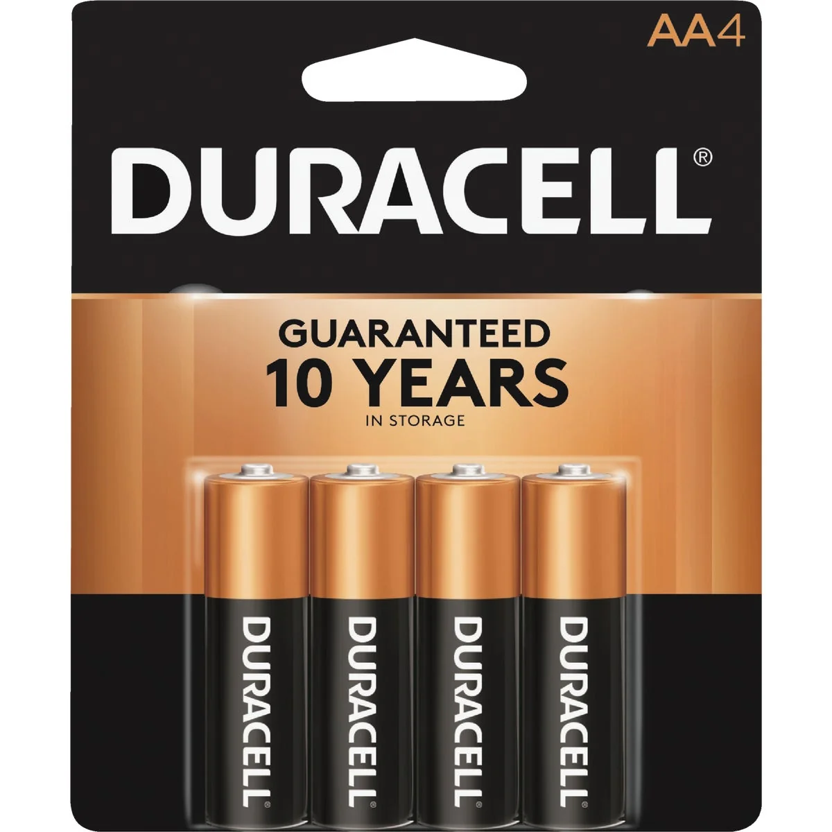 Luxury Duracell CopperTop AA Alkaline Battery 4-Pack Breathable