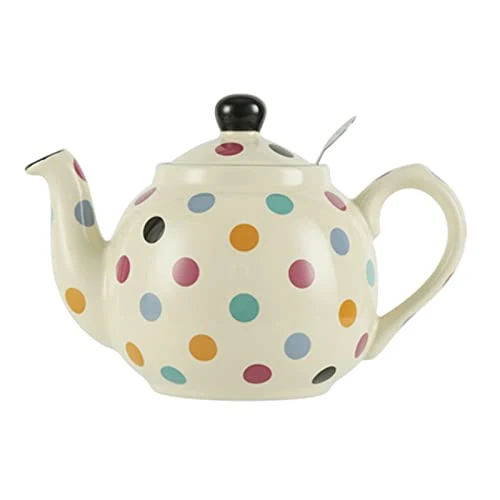 Functional Farmhouse 4 Cup Ceramic Teapot with Removable Infuser and Lid Superior