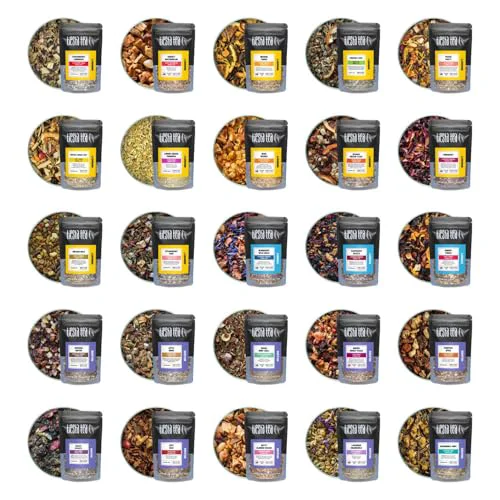 Safe Caffeine Tiesta Tasting Sampler Dry Flight Set 19.25 Ounce Trendy