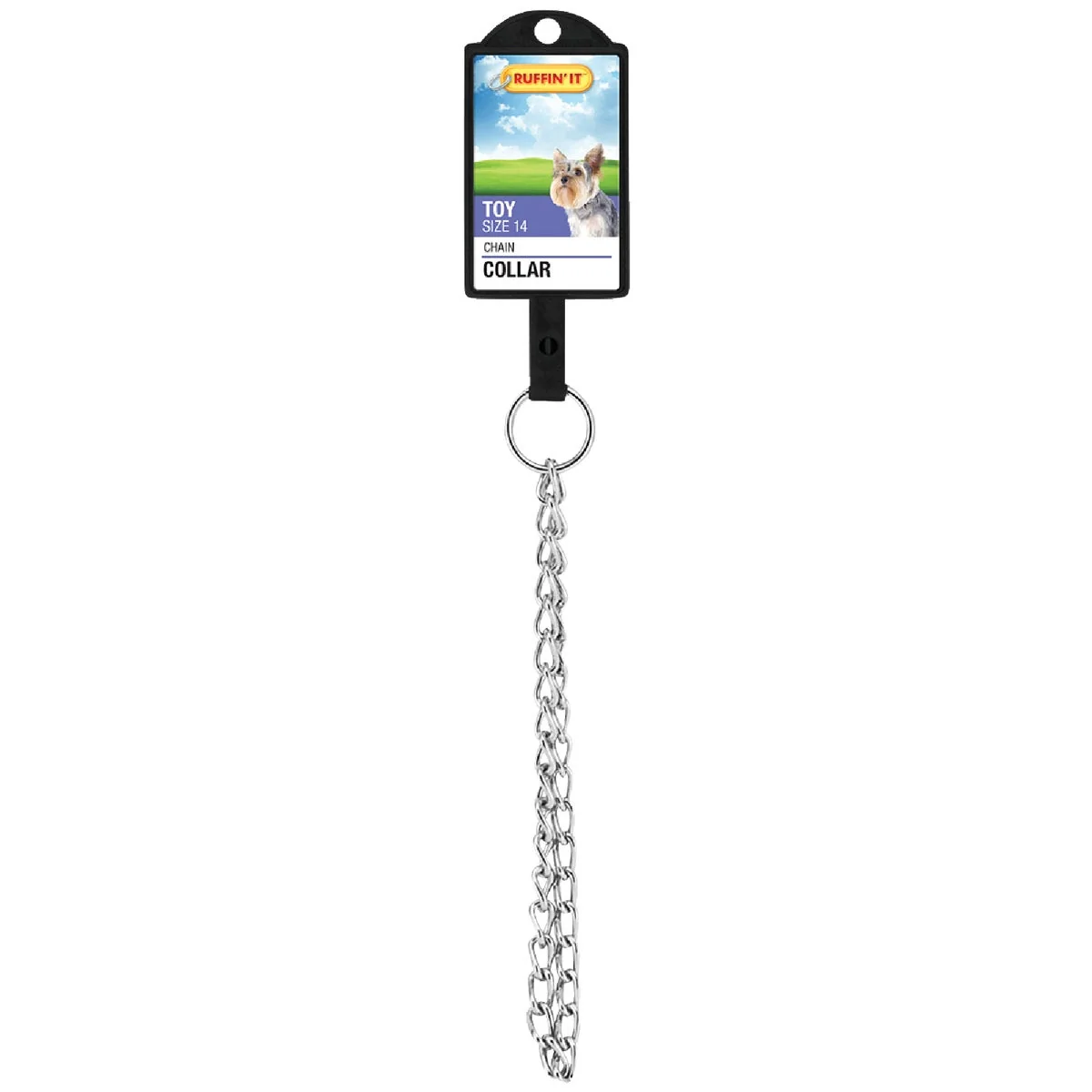 Elite Westminster Pet Ruffin' it 14 In. Metal Dog Choke Chain Organic