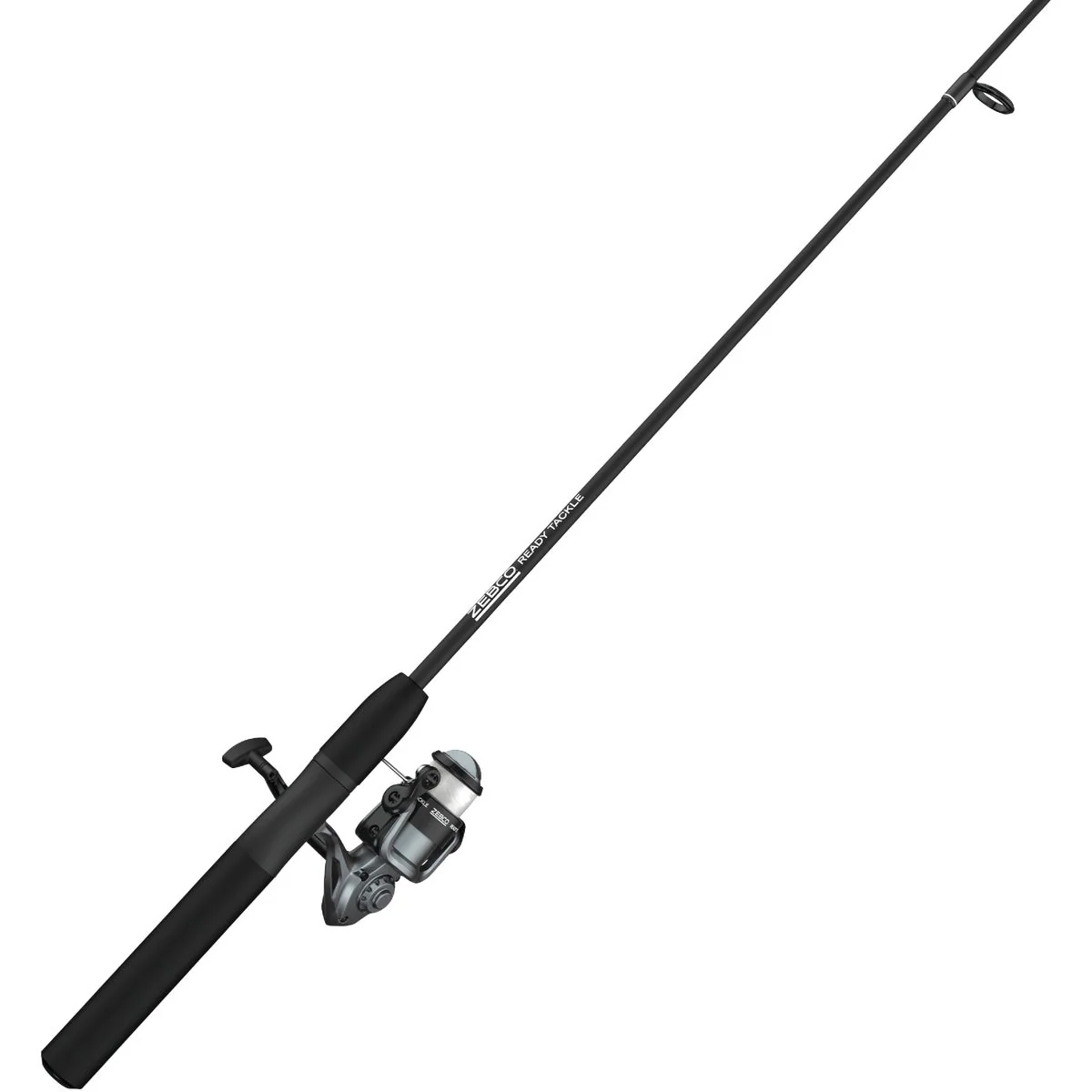 Casual Zebco Ready Tackle 5 Ft. 6 In. Z-Glass Fishing Rod Spinning Reel with Tackle Kit Natural