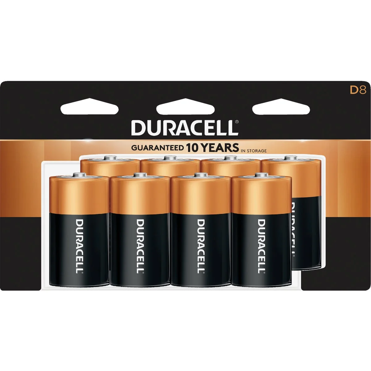 High-Performance Duracell CopperTop D Alkaline Battery 8-Pack Exceptional