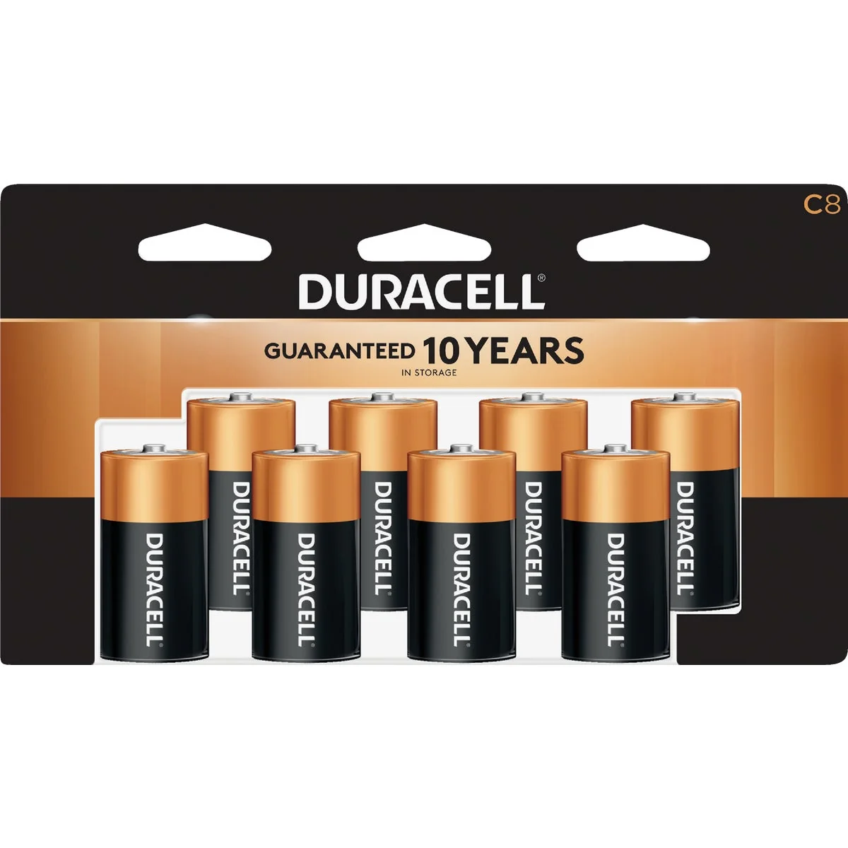 Contemporary Duracell CopperTop C Alkaline Battery 8-Pack Original Design