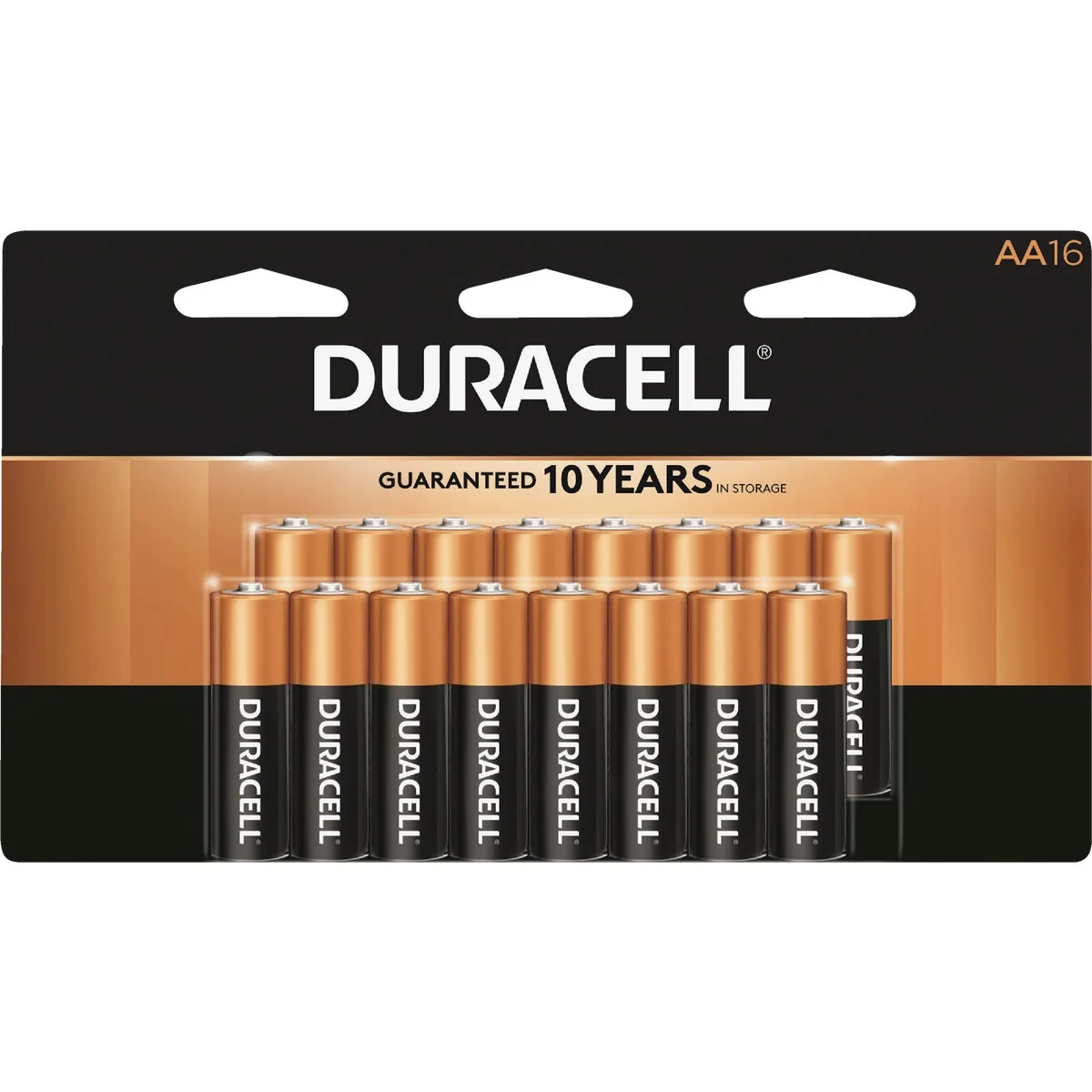 Classic Duracell CopperTop AA Alkaline Battery 16-Pack High-Quality
