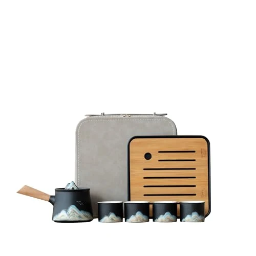 Proven Portable Chinese Tea Set with Carry Bag Environmentally Friendly