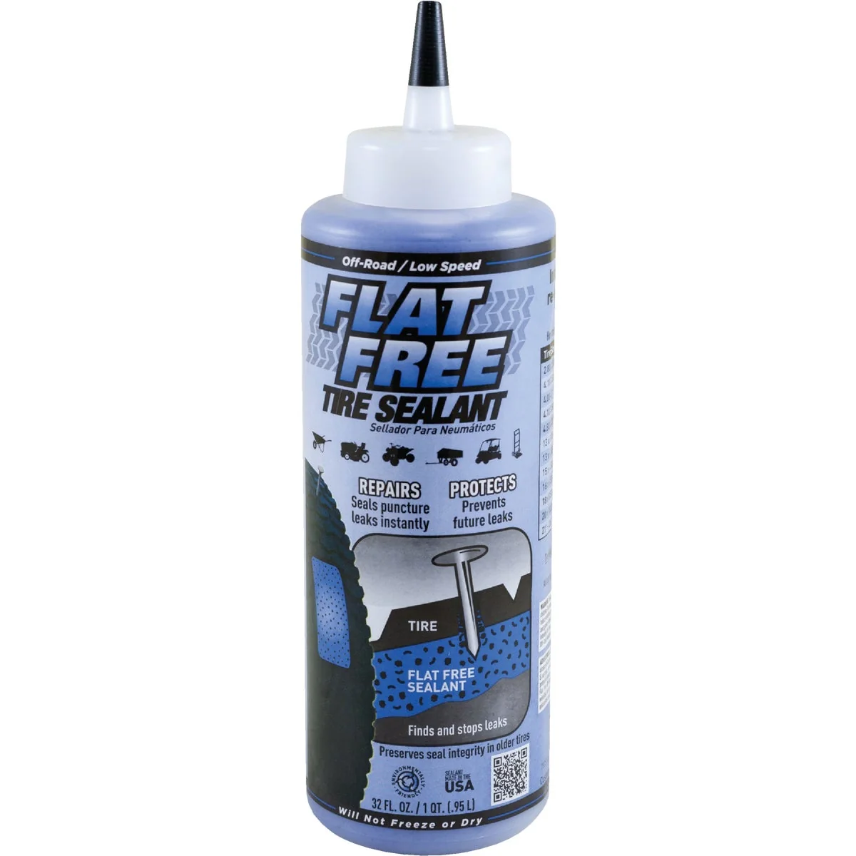Convenient Marathon 32 Oz. Tire Sealant Safe