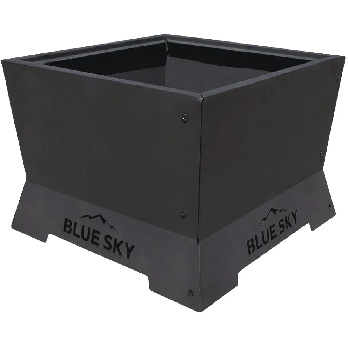 Organic Blue Sky 22 In. Square Wood Fire Pit High-Performance