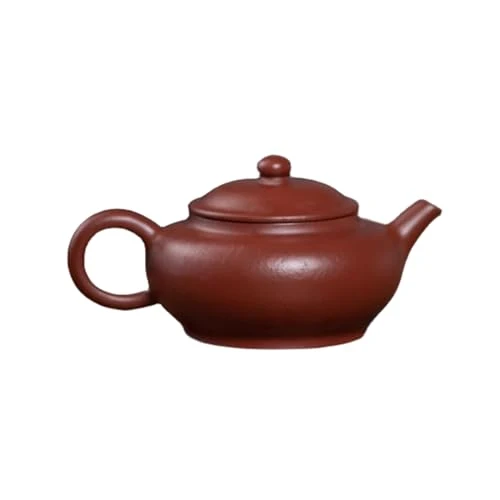 Dependable 120cc chinese Yixing Handmade Zisha Da Hong Pao Clay teapot Bian Pan Gongfu Tea Pot teaworldsupply Fine