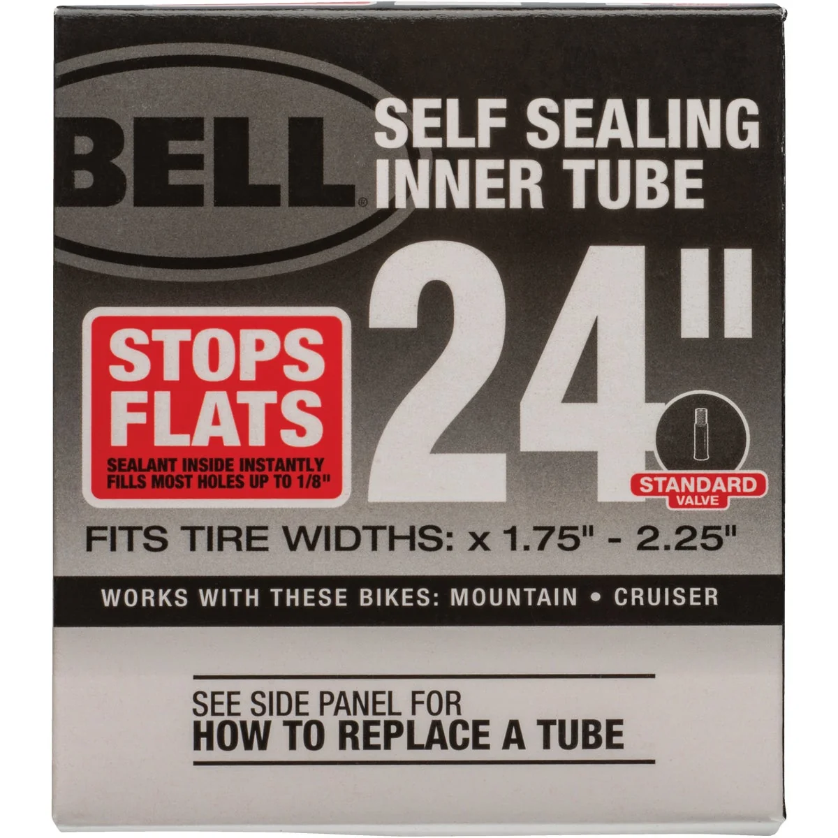 High-Performance Bell Sports 24 In. Self-Sealing Bicycle Tube Environmentally Friendly