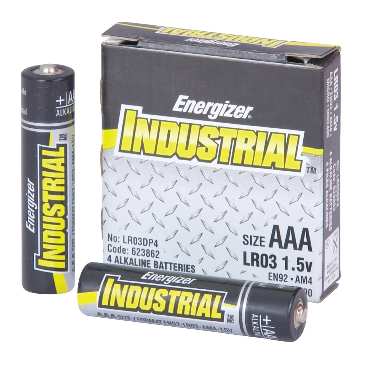 High-End Energizer Industrial AAA Alkaline Battery 6 4-Pack Exceptional