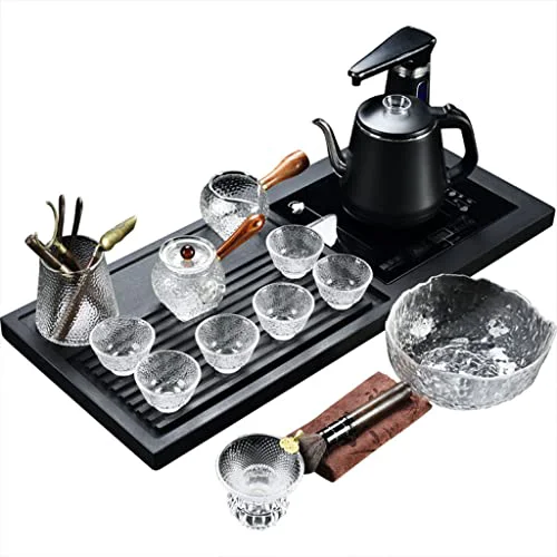 Reusable Tea Pot Cup Set with Tray Clean
