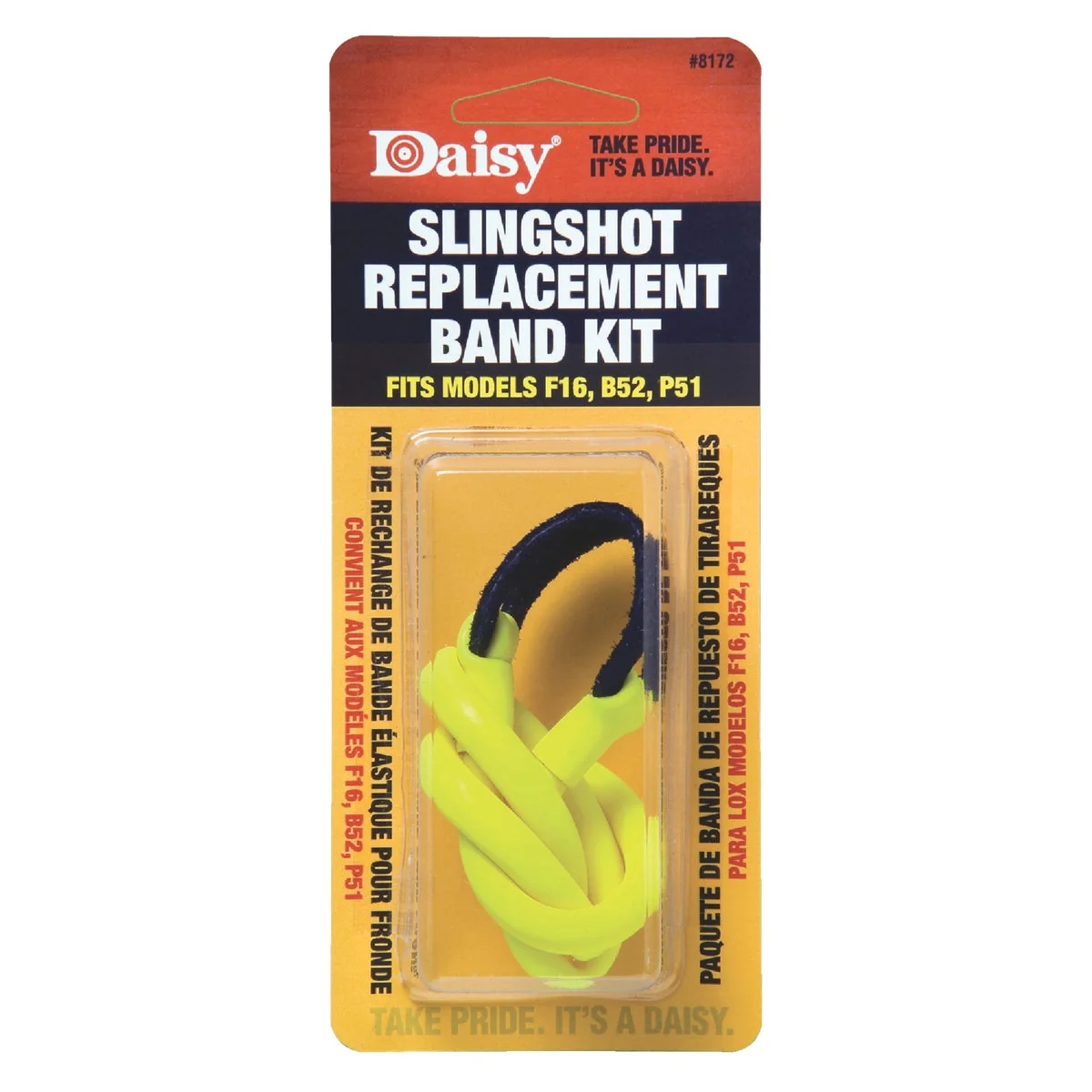 World-Class Daisy Yellow Slingshot Assembly Bands Official