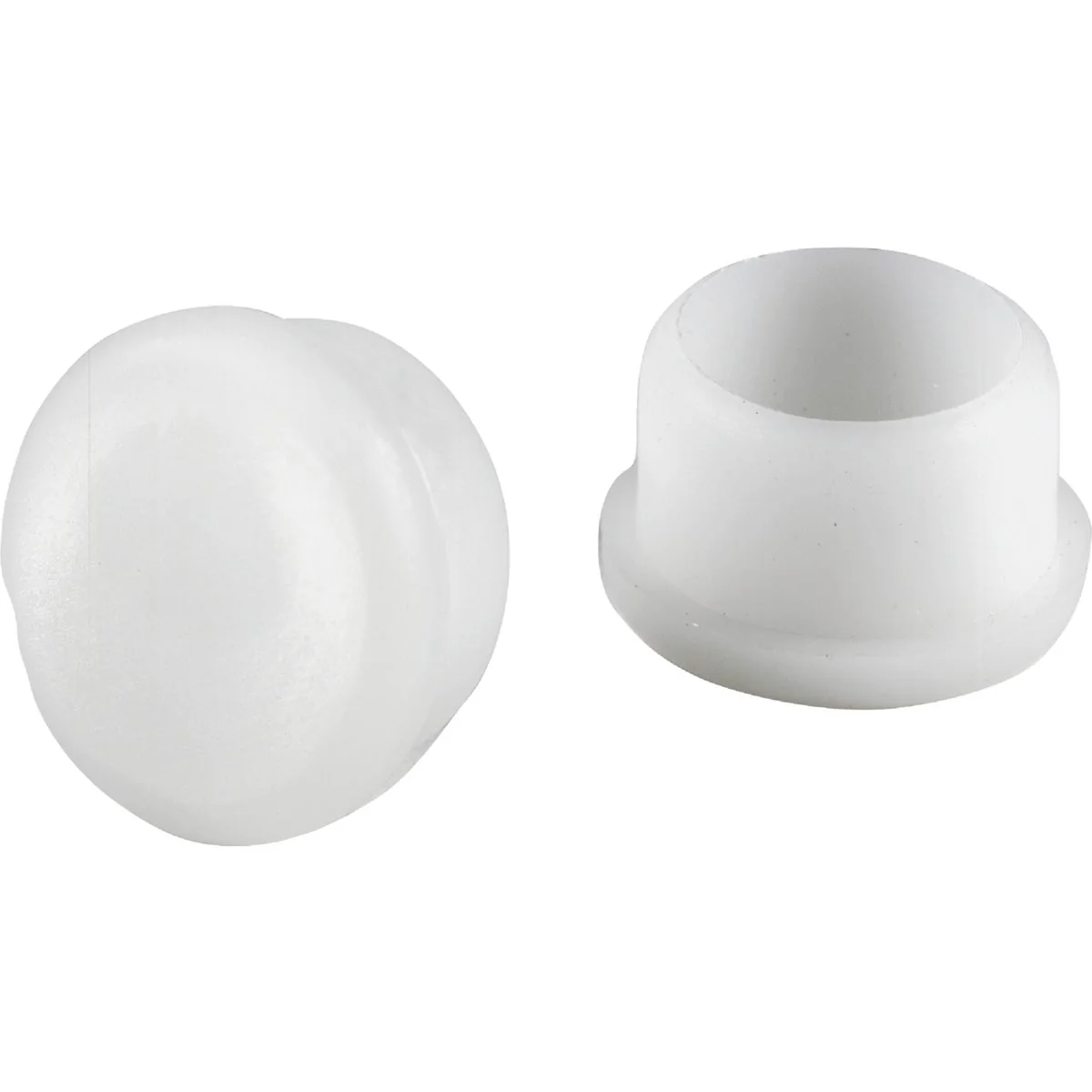 Classic Do it 7 8 In. White Round Plastic Patio Furniture Cap 4-Pack Lightweight