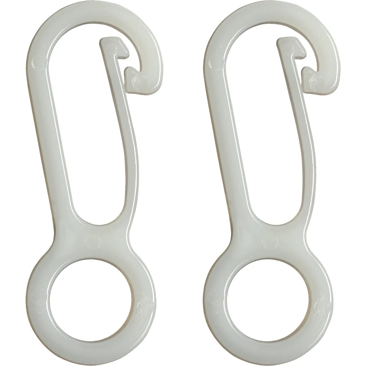 Lightweight Valley Forge White Nylon Flag Clip 2-Pack Responsible