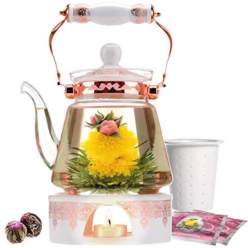 Responsible Buckingham Palace Teapot Flowering Tea Gift Set Efficient
