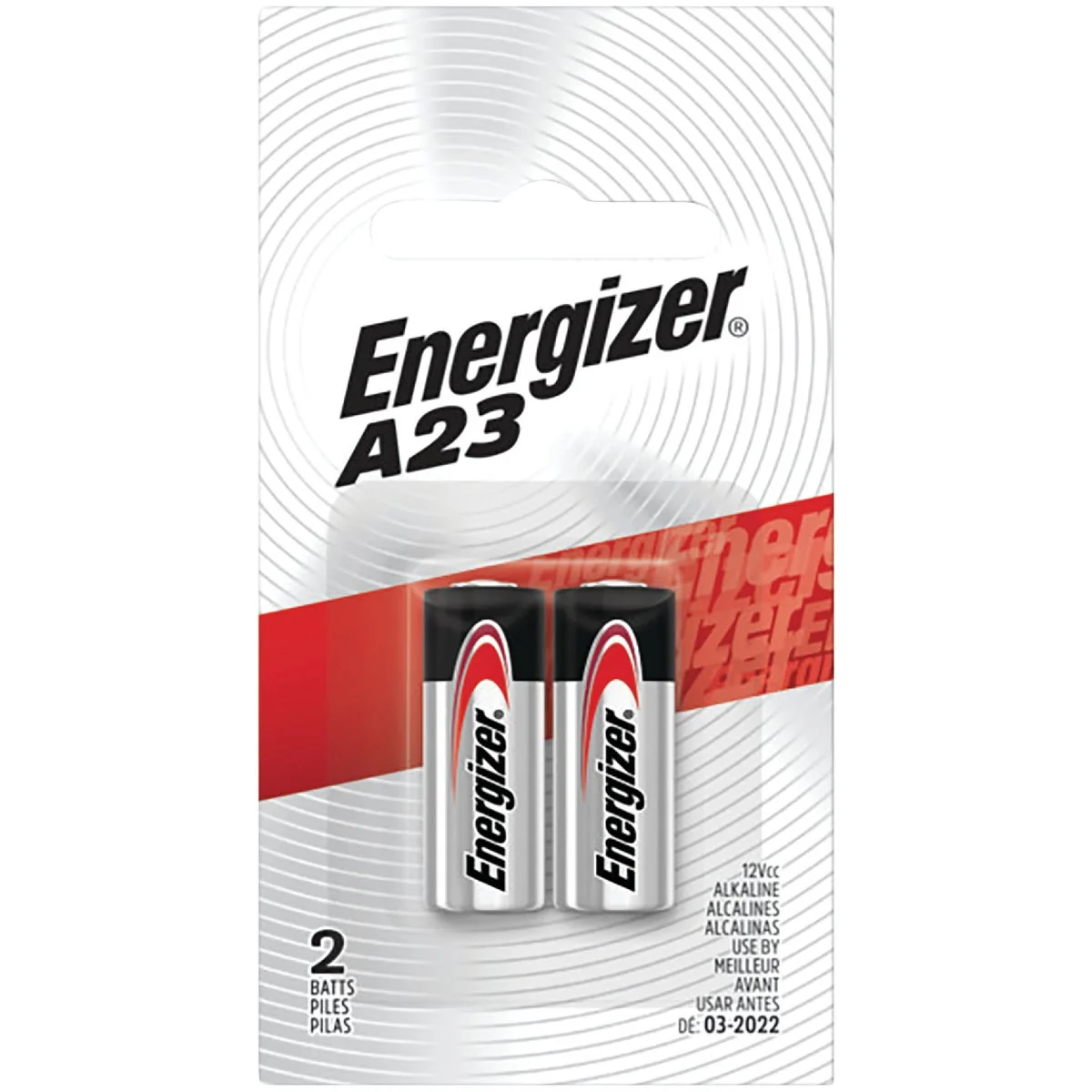 Trusted Energizer A23 Alkaline Battery 2-Pack Powerful