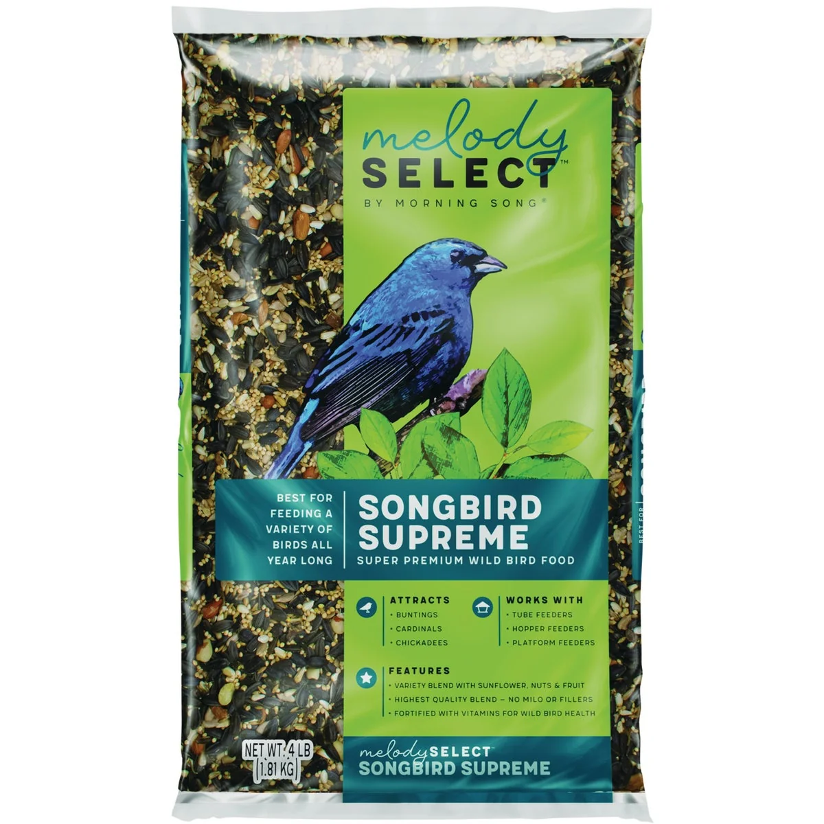 Prestigious Melody Select 4 Lb. Songbird Supreme Bird Food Refined