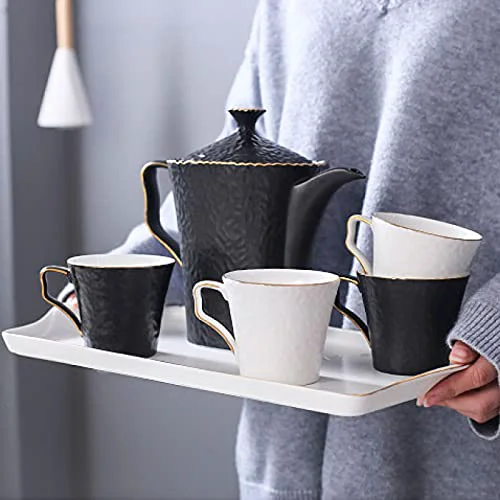 Elegant Porcelain Ceramic Coffee Tea Gift Sets Refined