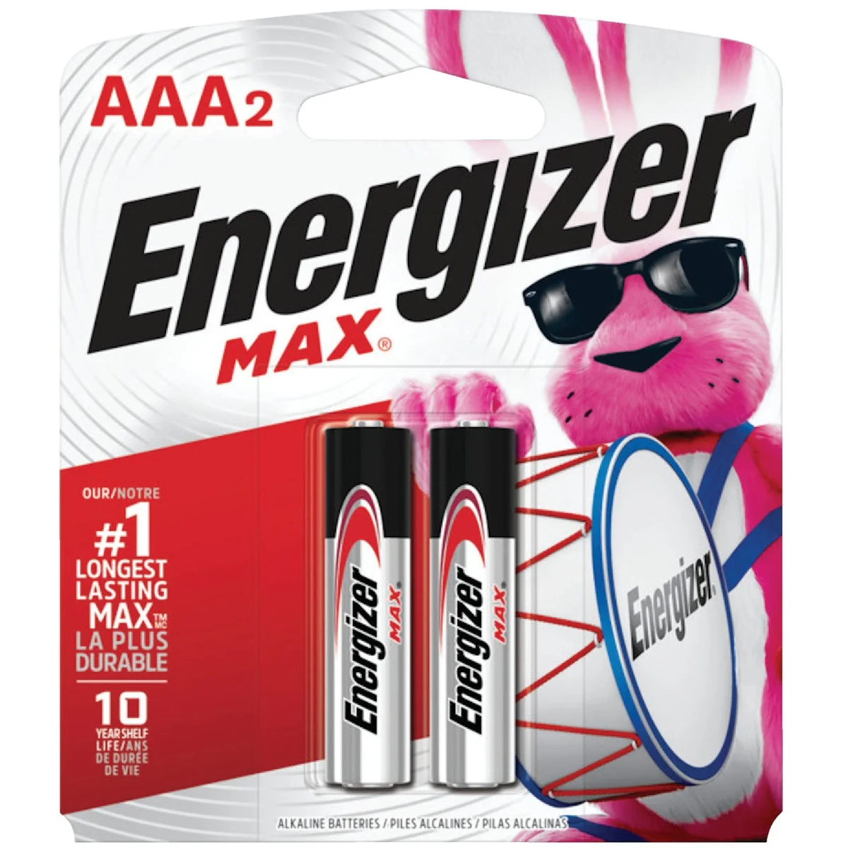 Fine Energizer Max AAA Alkaline Battery 2-Pack Versatile