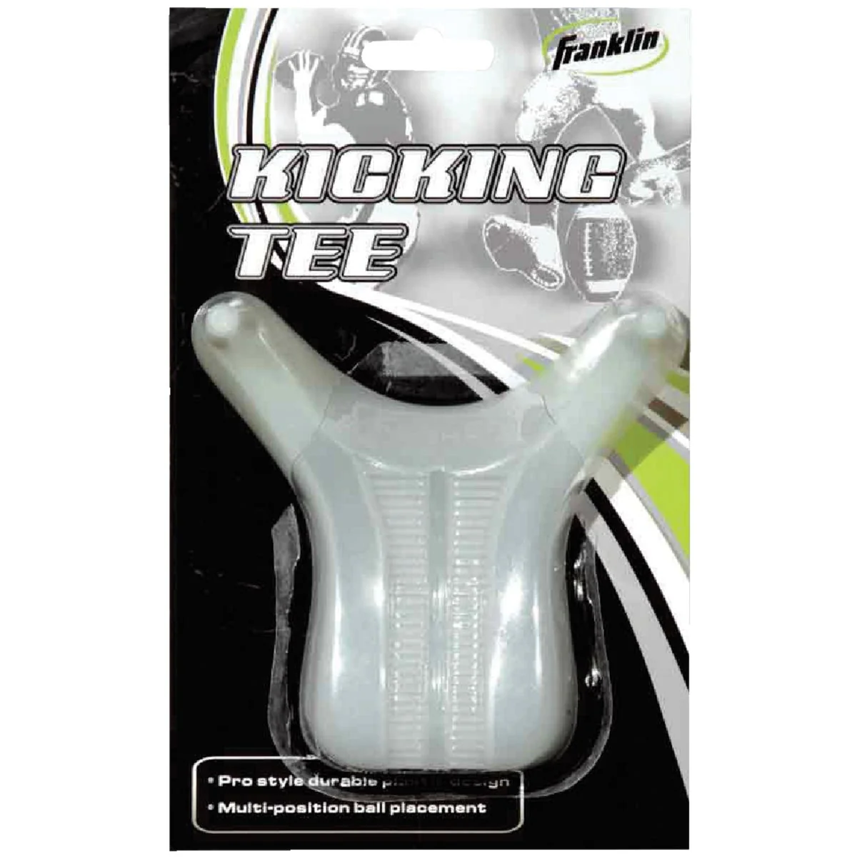 Unique Franklin Clear PVC Kicking Tee Detailed