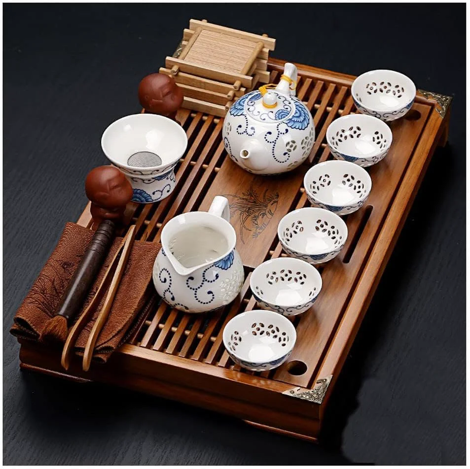 Artisan Ceramic Gongfu Tea Set with Teapot High-End