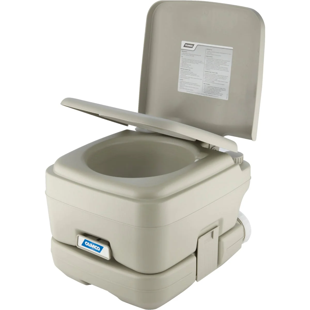 Enhanced Camco 2.6 Gal. Portable Toilet Reusable