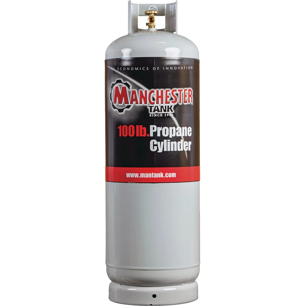 Superior Manchester Tank and Equipment 100 Lb. Capacity Steel DOT Vertical LP Cylinder Original Design