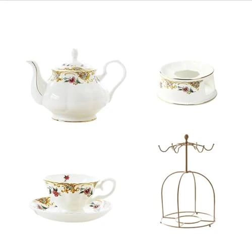 Recyclable Palace Style Tea Cup Set Certified