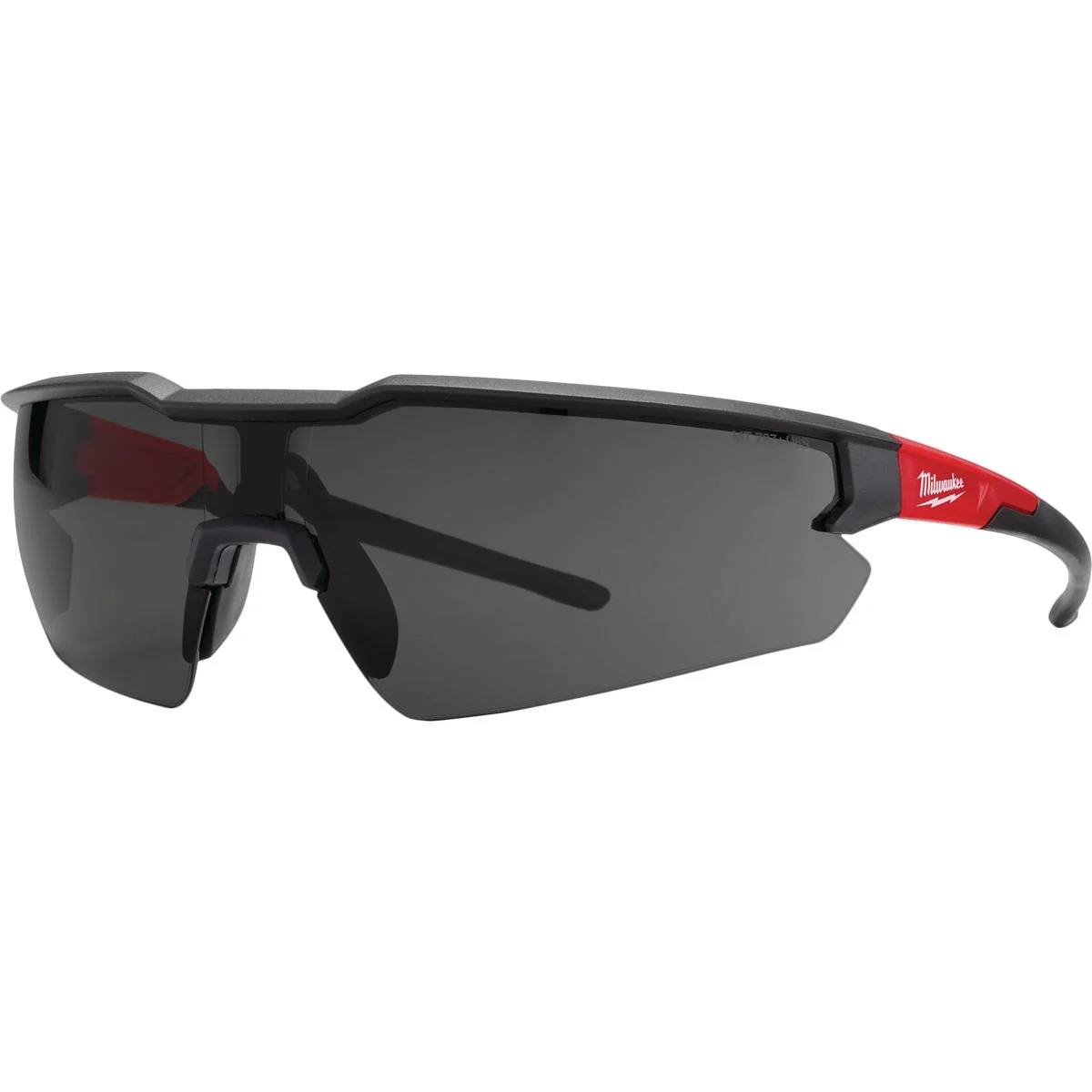 Excellent Milwaukee Red Black Frame Safety Glasses with Tinted Anti-Scratch Lenses 3-Pack Original