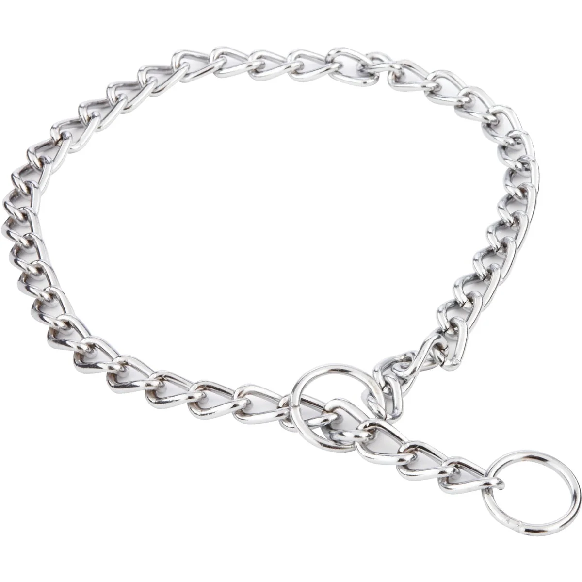 Durable Westminster Pet Ruffin' it 26 In. Chrome-Plated Steel Heavy-Weight Dog Choke Chain Breathable