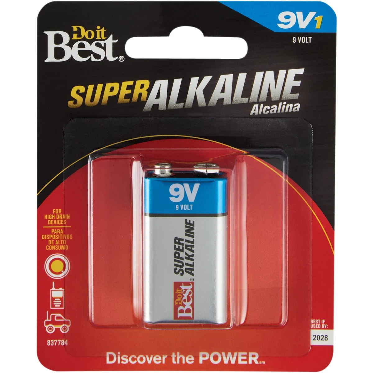 Carefully Designed Do it 9V Single Pack Alkaline Battery Exclusive