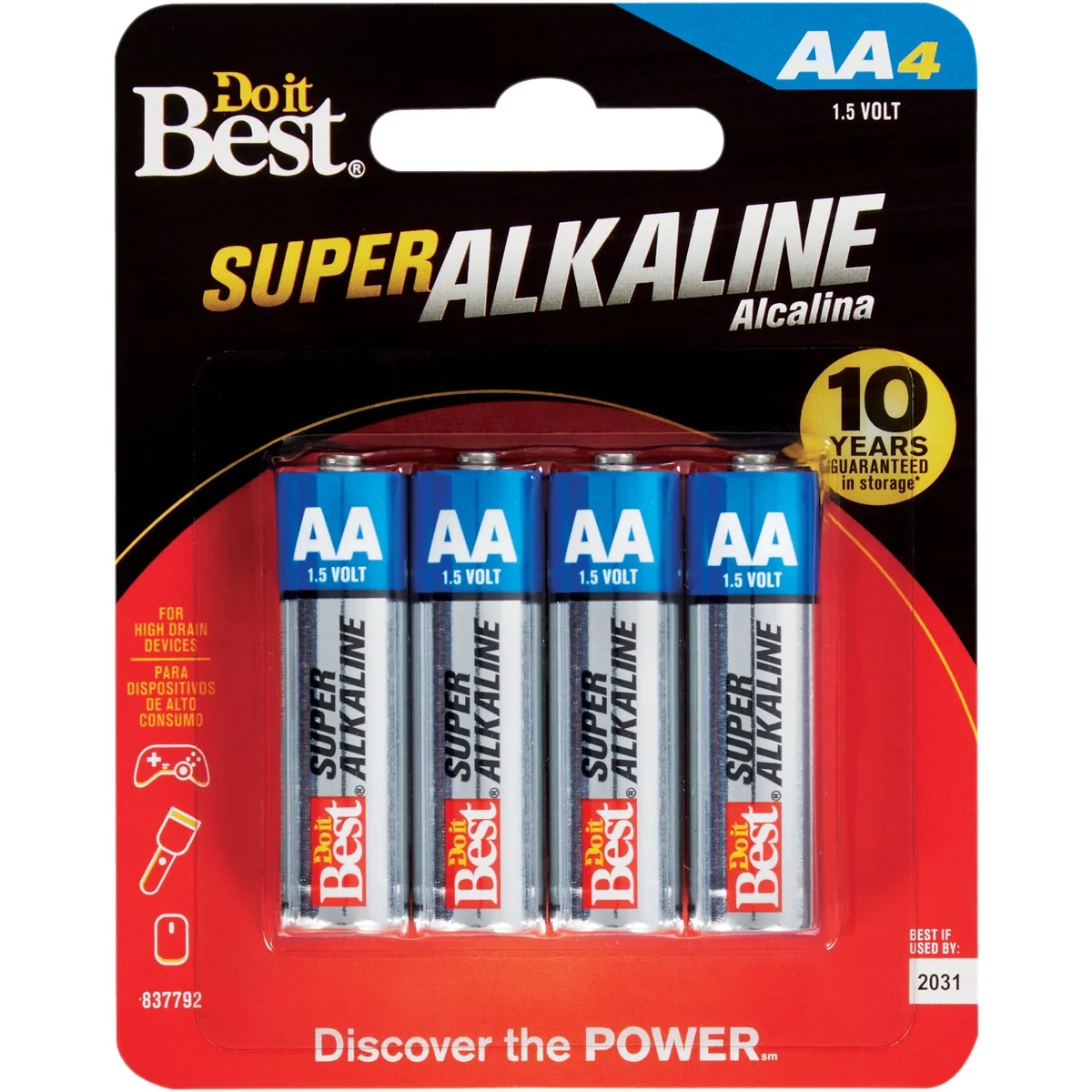Functional Do it AA Alkaline Battery 4-Pack Artisan