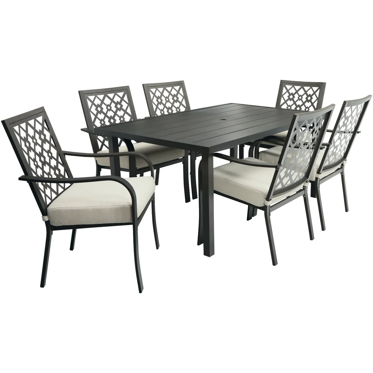 Expertly Made Outdoor Expressions Laguna Hills 7-Piece Dining Set Proven