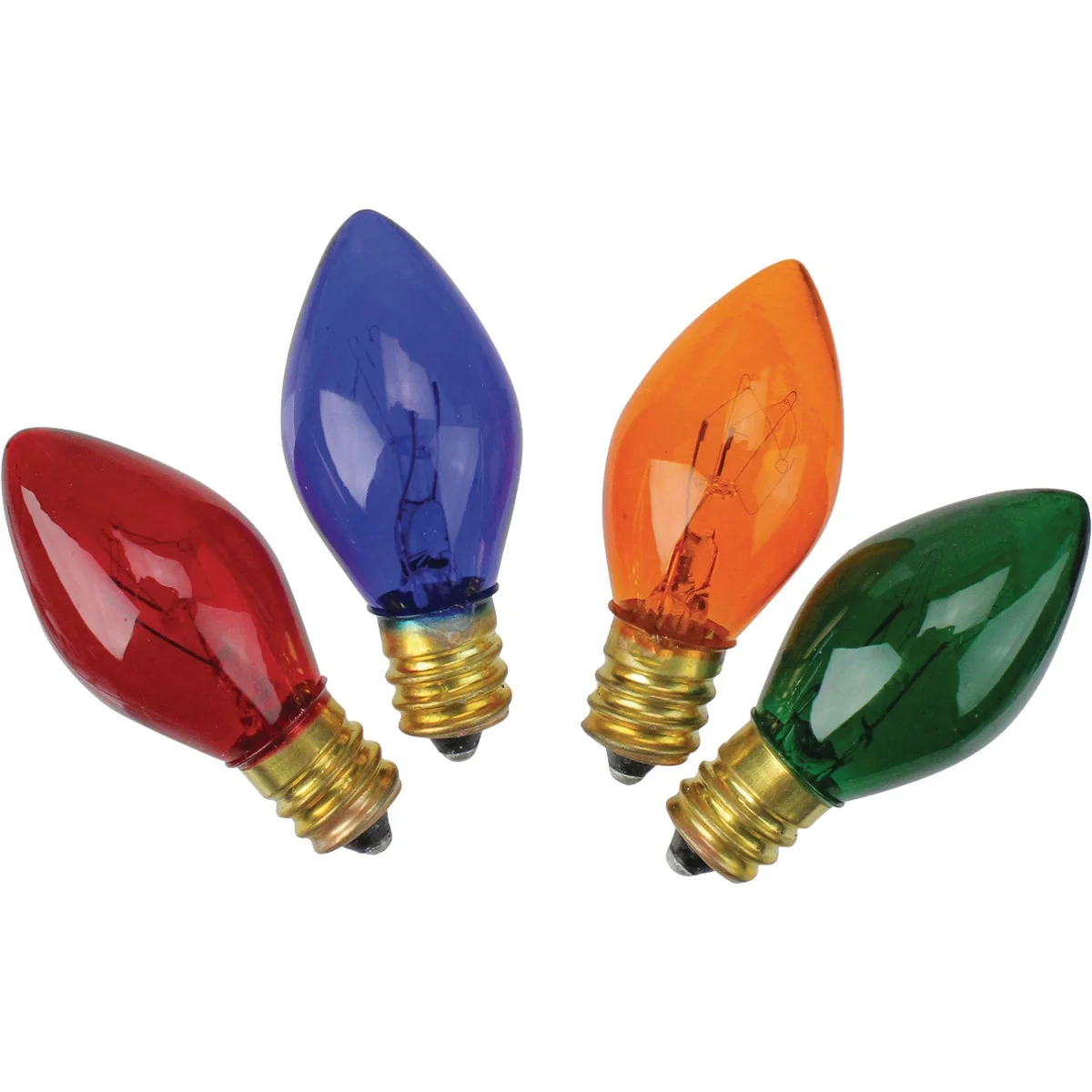 Sustainable J Hofert C7 Multi Twinkle 125V Light Bulb 4-Pack User-Friendly