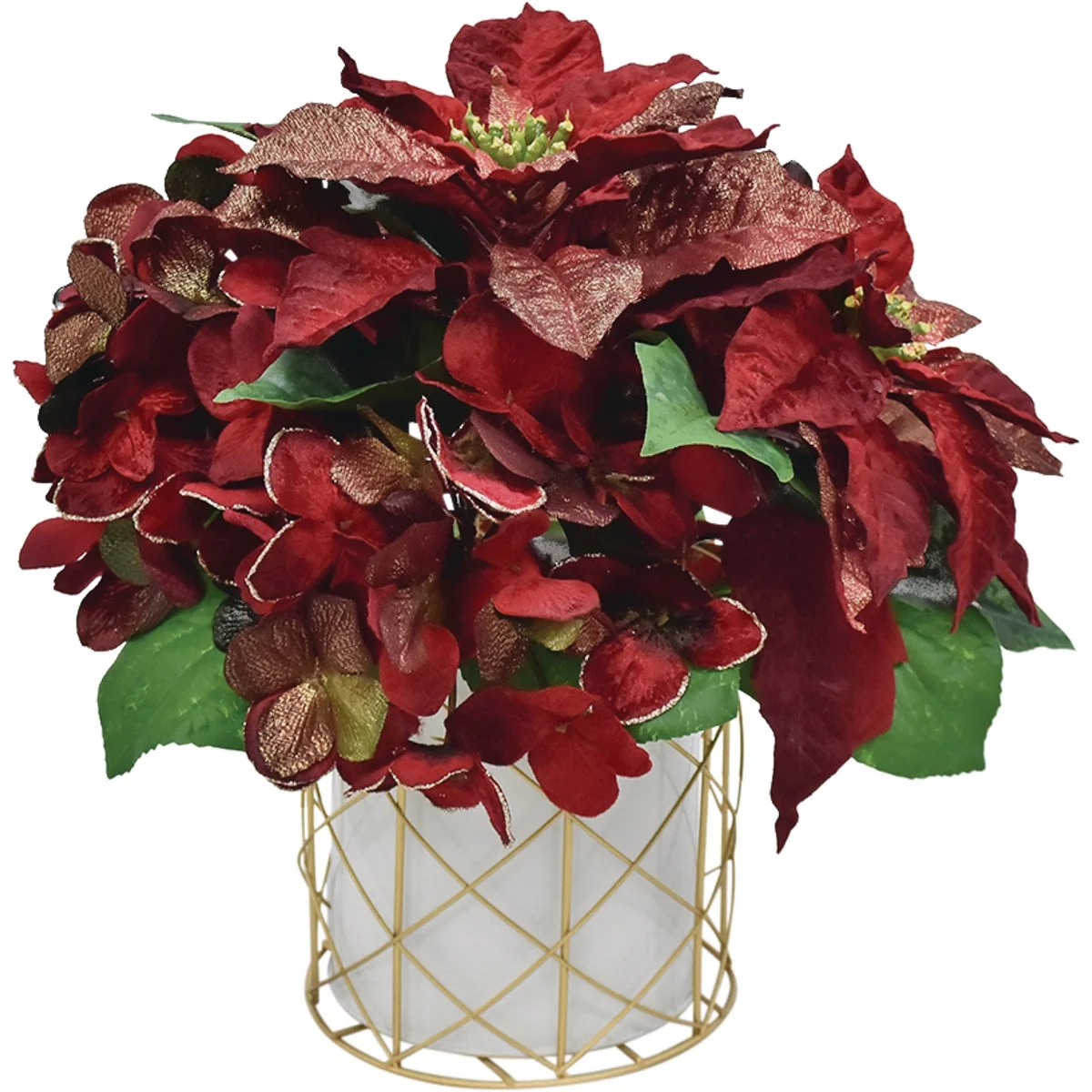Classic 13 In. Regal Red Poinsettia Flexible