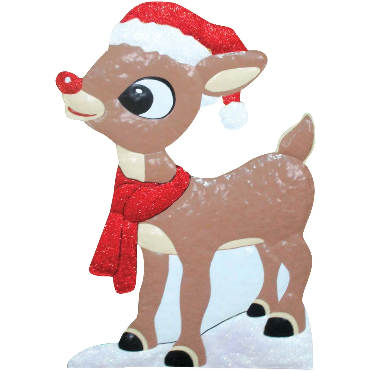Expertly Made Rudolph 24 In. Metal Rudolph Holiday Figure High-Grade