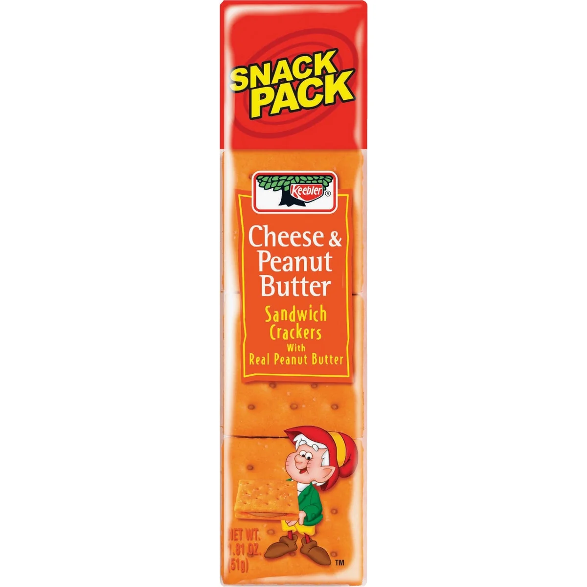 Premium Material Keebler 1.8 Oz. Cheese Peanut Butter Sandwich Crackers High-Grade