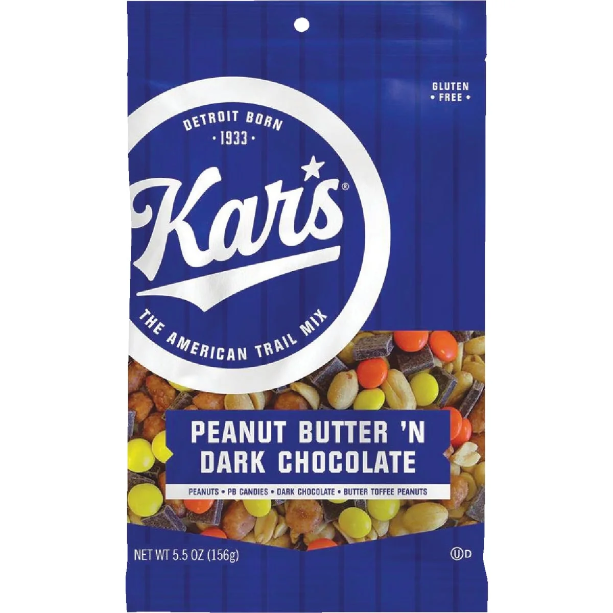 Contemporary Kar's 5.5 Oz. Peanut Butter 'N Dark Chocolate Trail Mix Fine