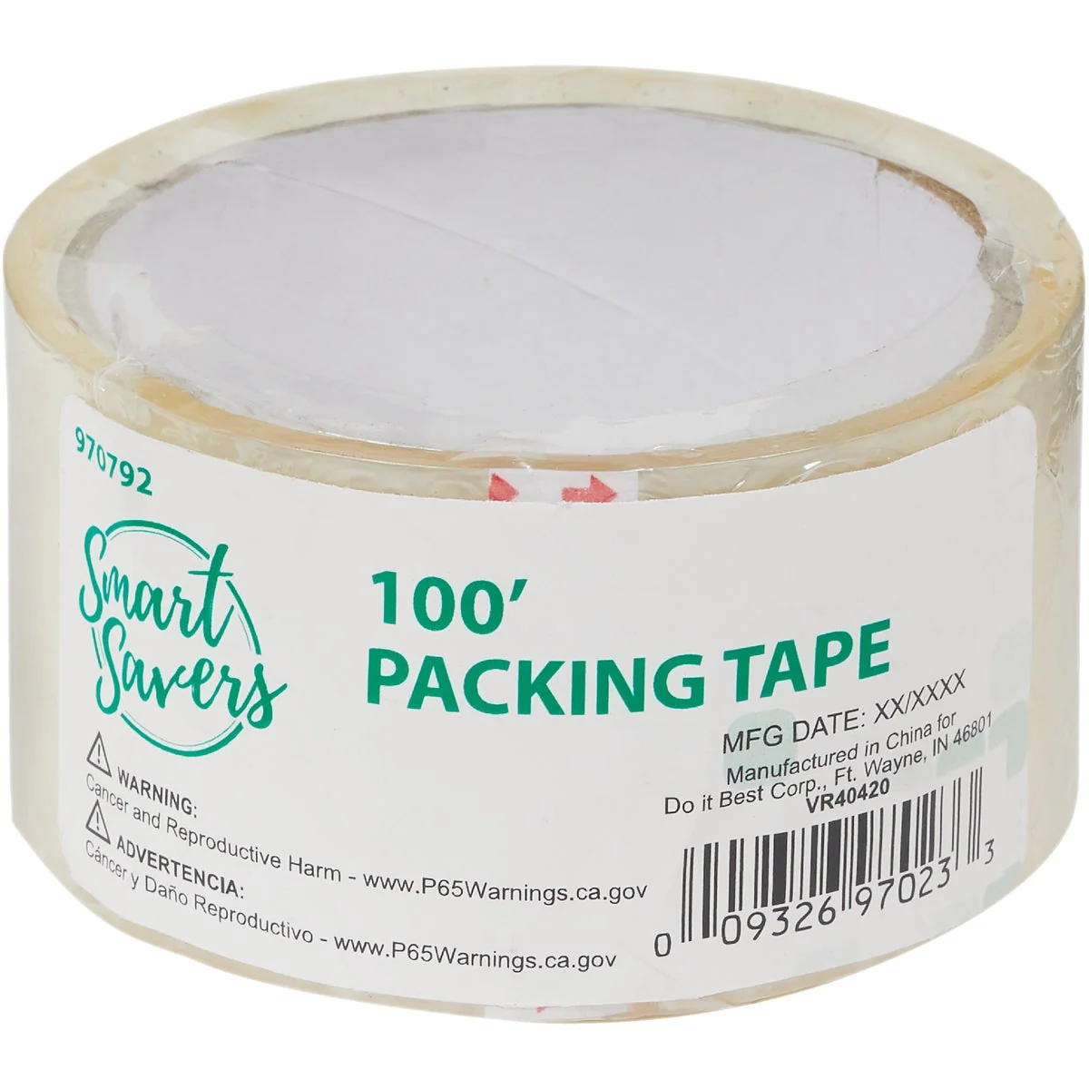 Consistent Smart Savers 4.80 cm x 100 Ft. Clear Packing Tape Practical