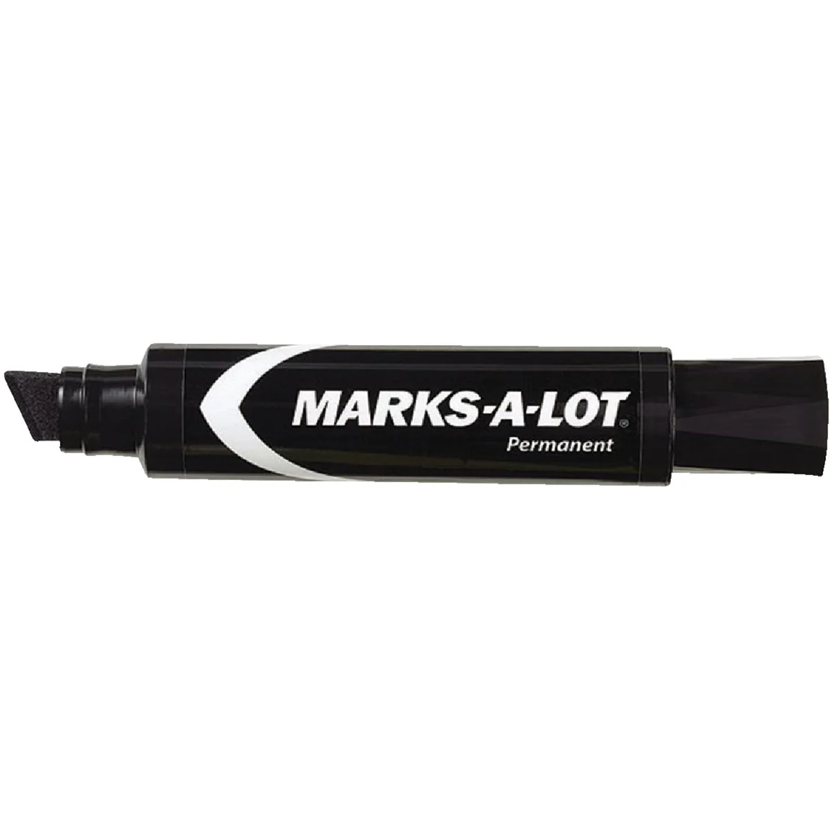 Traditional Marks-A-Lot Black Jumbo Chisel Tip Permanent Marker Trusted