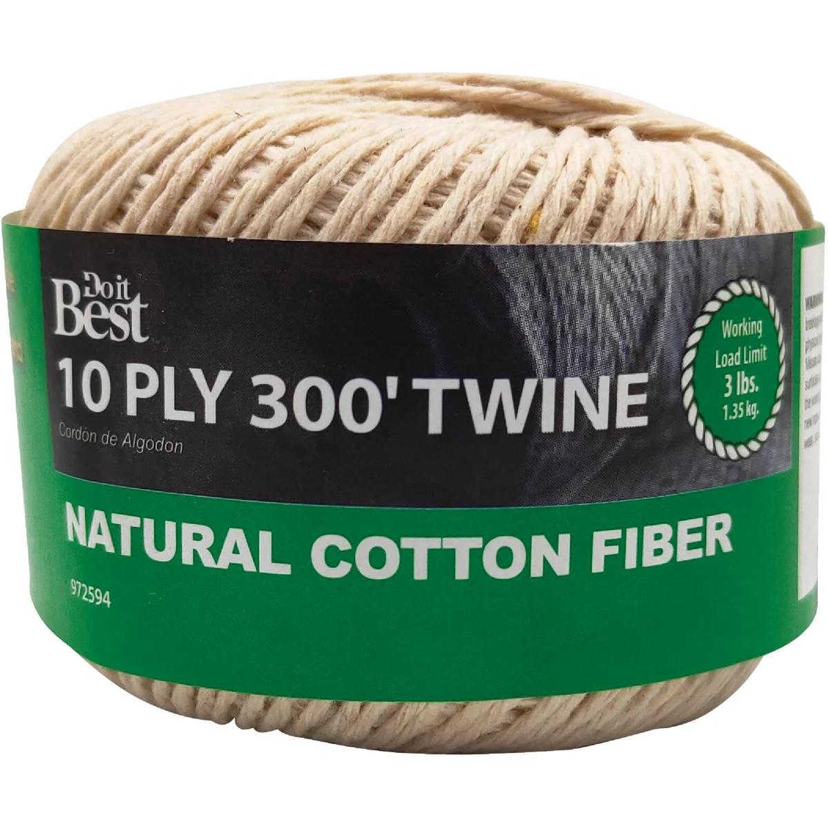 Prestigious Do it 10-Ply x 300 Ft. White Cotton Parcel Post Twine User-Friendly