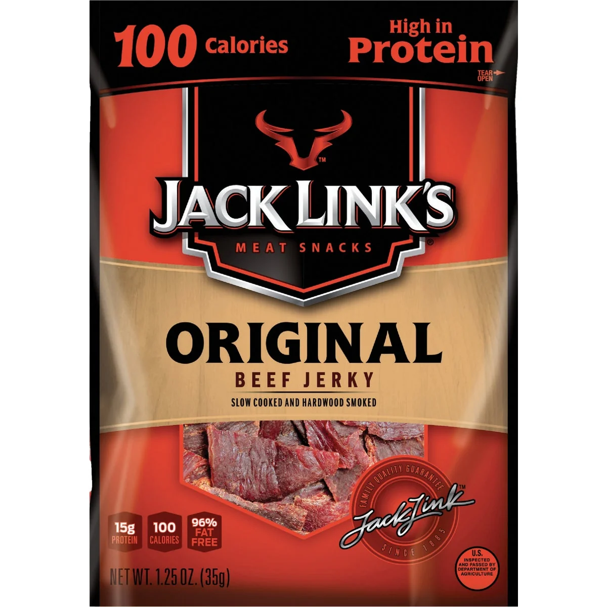 Environmentally Friendly Jack Link's 1.25 Oz. Beef Jerky Selected