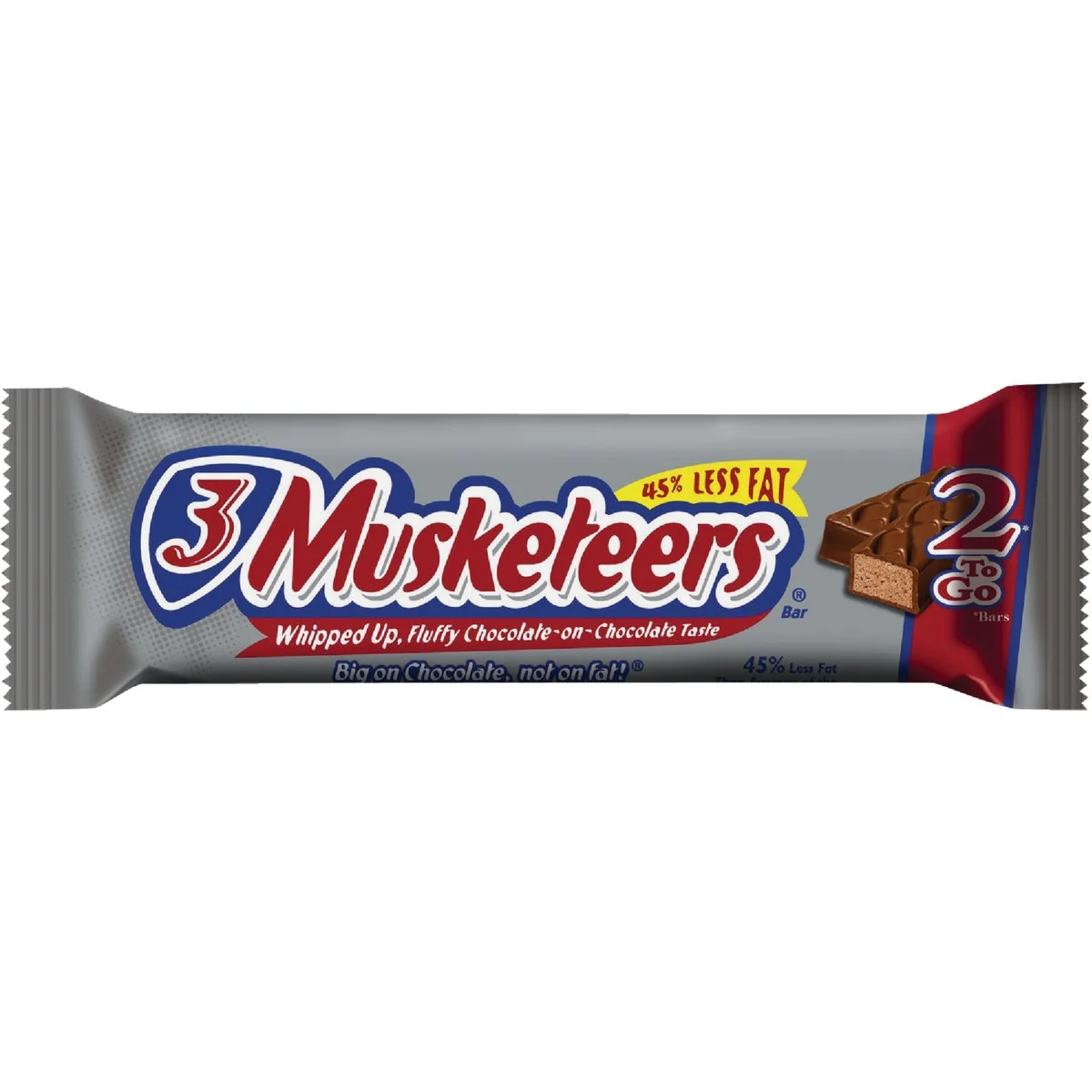 Quality 3 Musketeers 3.28 Oz. Milk Chocolate Candy Bar World-Class