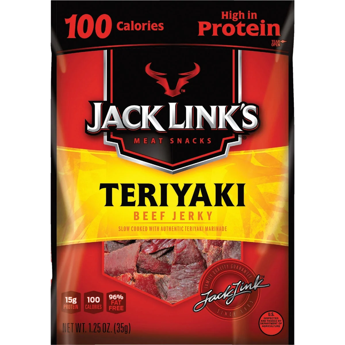 Sustainable Jack Link's 1.25 Oz. Teriyaki Beef Jerky Quality