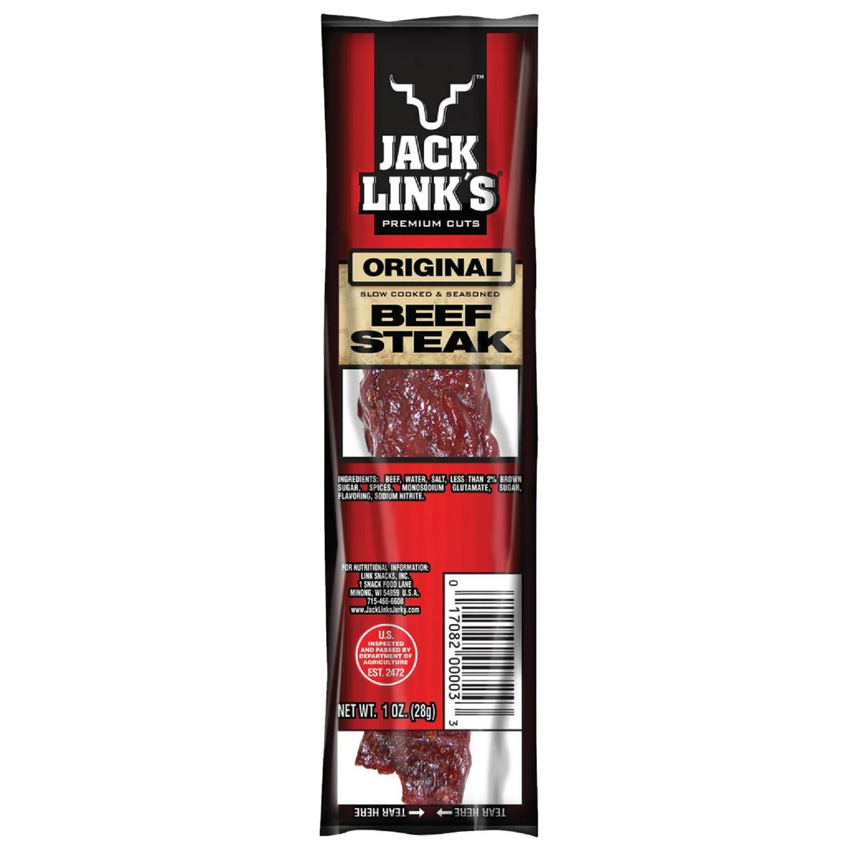 Environmentally Friendly Jack Link's 1 Oz. Beef Steak Secure