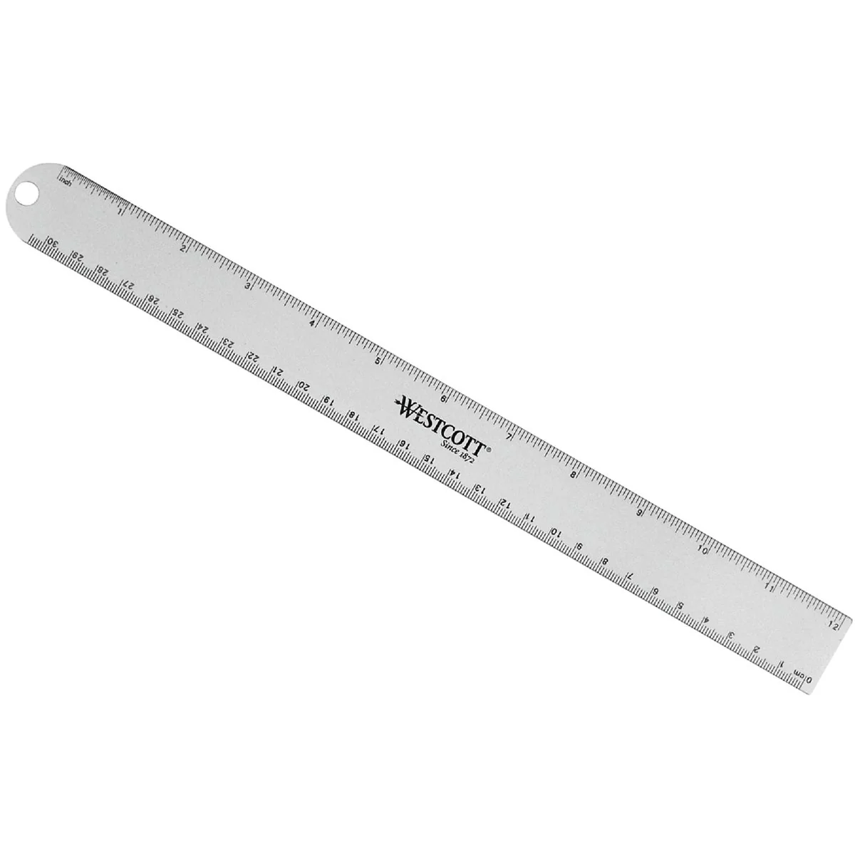 Clean Westcott 12 In. Aluminum Ruler Easy-to-Use