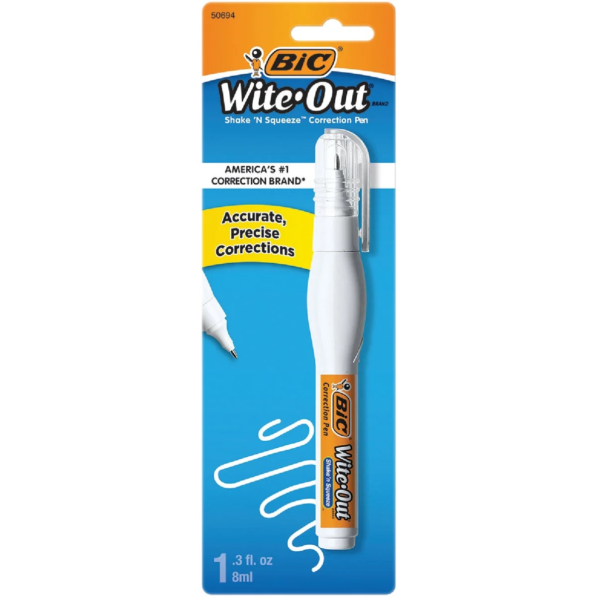 Next-Generation Bic Wite-Out 0.3 Fl. Oz. Correction Pen Enhanced