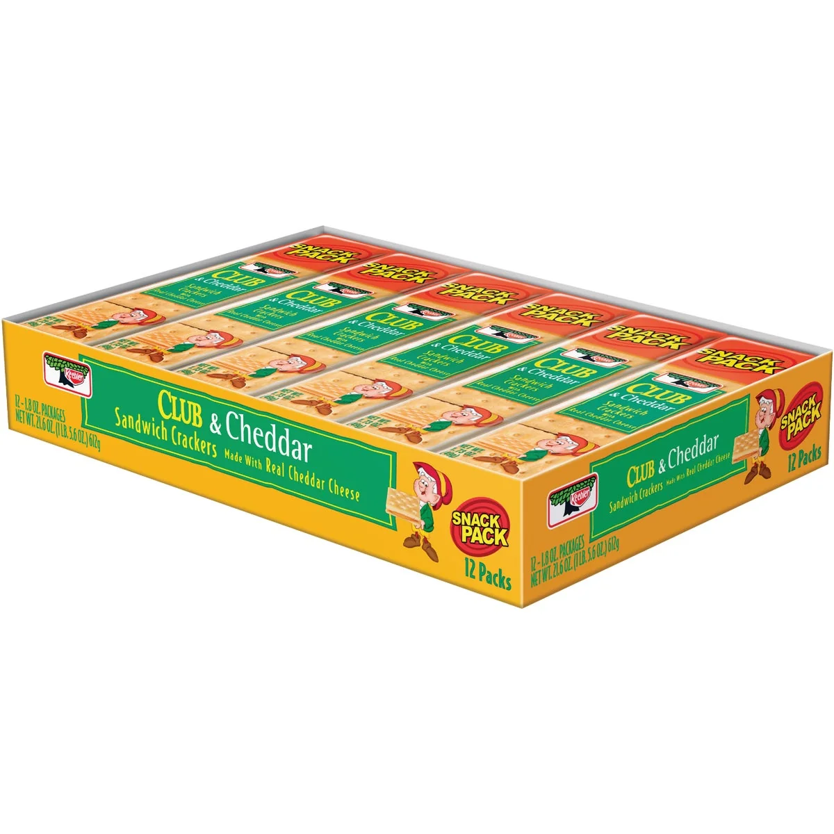 Luxury Keebler 1.8 Oz. Club Cheddar Cheese Sandwich Crackers Sophisticated