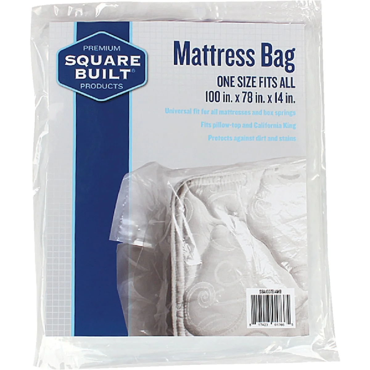Fine Square Built One Size Fits All Mattress Bag Selected